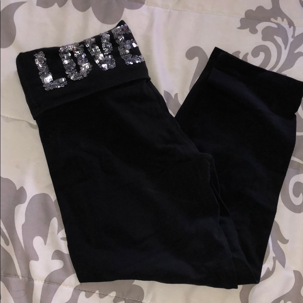 Pink Victoria secret yoga pants